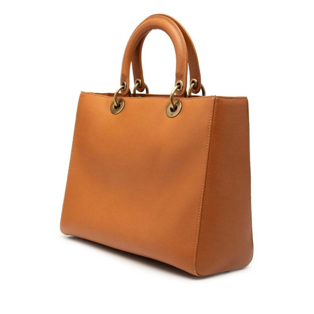 CHRISTIAN DIOR Brown Leather Shoulder Bag - Picture 2 of 7